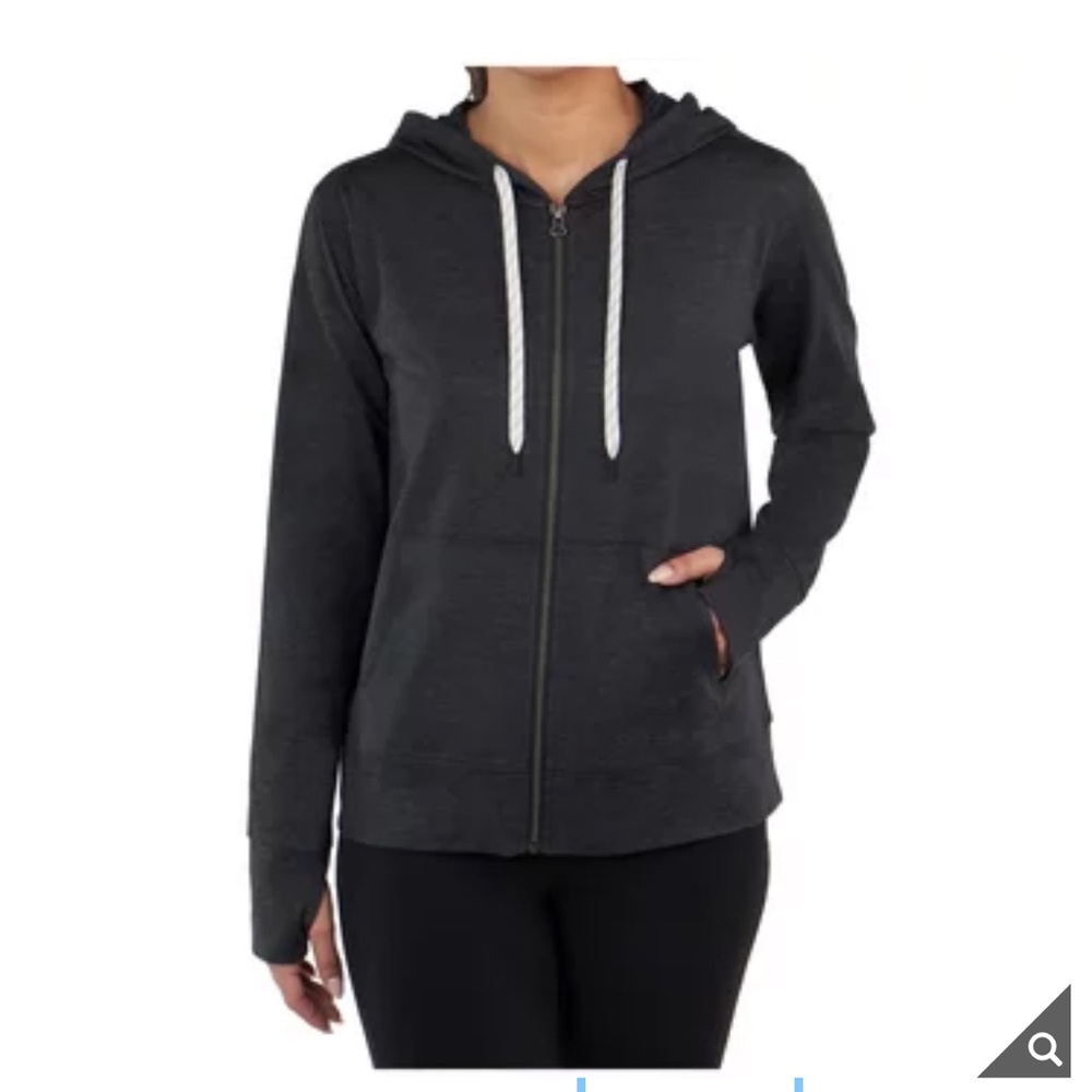 Kirkland Signature Women Lightweight Zip Up Hoodie - Picture 3 of 6